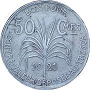 50 Centimes reverse image