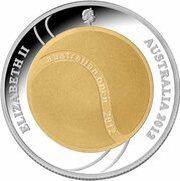 2 Dollars - Elizabeth II 4th Portrait - Australian Open obverse image