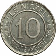 10 Centimes Le Nickel obverse image