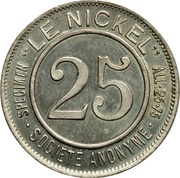 25 Centimes Le Nickel obverse image