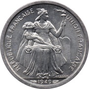 1 Franc Union française obverse image