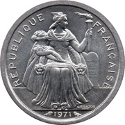 1 Franc without IEOM obverse image