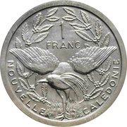1 Franc Piedfort silver, France, 1979 reverse image