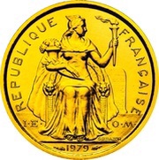 1 Franc Piedfort gold obverse image