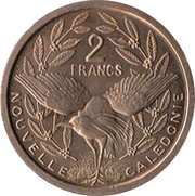 2 Francs Essai, France, 1949 reverse image