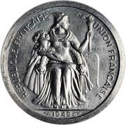 2 Francs Piedfort with essai obverse image