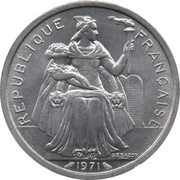 2 Francs without IEOM obverse image