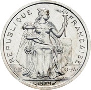 2 Francs Piedfort aluminium obverse image
