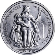 5 Francs Piedfort with essai obverse image