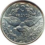 5 Francs Piedfort silver, France, 1979 reverse image