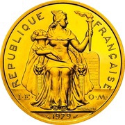 5 Francs Piedfort gold obverse image