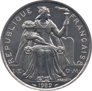 5 Francs IEOM obverse image