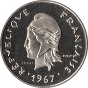 10 Francs Essai obverse image