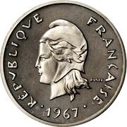 10 Francs Piedfort nickel obverse image