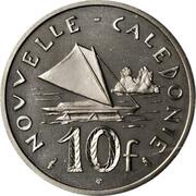 10 Francs Piedfort nickel, France, 1967 reverse image