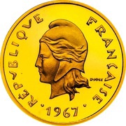 10 Francs Piedfort gold obverse image