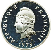 10 Francs Piedfort silver obverse image
