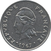 20 Francs without IEOM obverse image