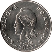 20 Francs with IEOM obverse image