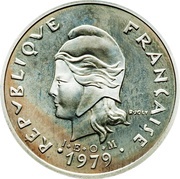 20 Francs Piedfort silver obverse image