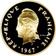 50 Francs Piedfort silver obverse image