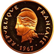 50 Francs Piedfort gold obverse image