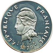 50 Francs Piedfort silver obverse image