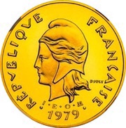 50 Francs Piedfort gold obverse image