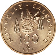 100 Francs Essai, France, 1976 reverse image