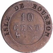 10 Centimes - Charles X Piedfort, France,  reverse image
