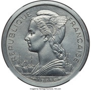1 Franc Piedfort Essai obverse image