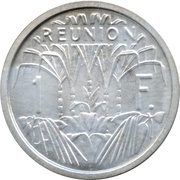 1 Franc, France, 1948-1973 reverse image