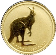 2 Dollars - Elizabeth II 4th Portrait - Mini Roo - Gold Bullion Coin, Australia, 2013 reverse image