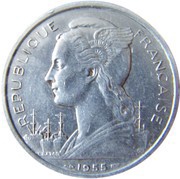 5 Francs obverse image