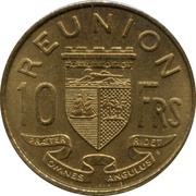 10 Francs, France, 1955-1964 reverse image