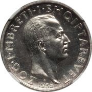 1 Frang Ar - Zog I Prova obverse image