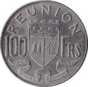 100 Francs Essai, France, 1964 reverse image