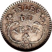 12 Sols - Louis XV, France, 1731-1732 reverse image