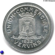 10 Centimes - Union Commerciale - Vervins [Aisne] obverse image