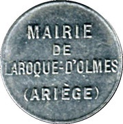 5 Centimes - Mairie de Laroque d'Olmes - Ariége obverse image