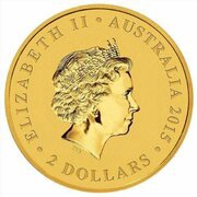 2 Dollars - Elizabeth II 4th Portrait - Mini Roo - Gold Bullion Coin obverse image
