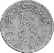 5 Centimes - Chambre de Commerce - Marseille [13] reverse image