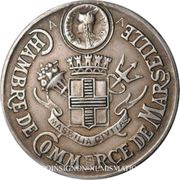 10 Centimes - Chambre de Commerce - Marseille [13] Silver obverse image