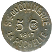 5 Centimes obverse image