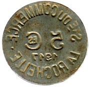 5 Centimes reverse image