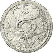 5 Centimes - Chambre de commerce de Dijon [21] obverse image