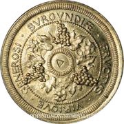 5 Centimes - Chambre de commerce - Dijon [21] Brass Pattern, France, 1918 reverse image