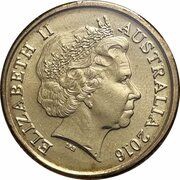 2 Dollars - Elizabeth II 4th Portrait - 2016 Australian Olympic Team - Blue obverse image