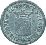 10 Centimes - Chambre de Commerce - Eure-et-Loir obverse image