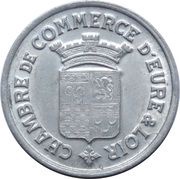 25 Centimes - Chambres de Commerce - Eure-et-Loir obverse image